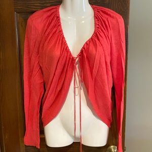 DKNY open front light sweater. New with tags.